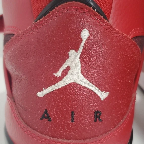 Jordan Flight 45 High Men Basketball, Size 11½, Red - Picture 12 of 15